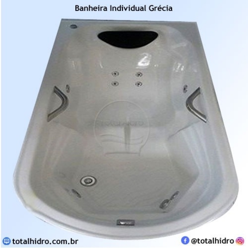 Banheira Grecia Individual Valor Ribeirão das Neves - Banheira Individual Grécia