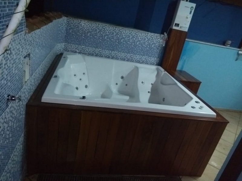 Comprar Banheira Spa com Assento Preço Coroatá - Comprar Banheira Spa com Deck