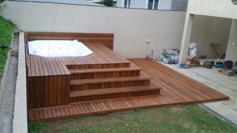 Comprar Banheira Spa Sextavado Valor Várzea Grande - Comprar Banheira Spa com Deck