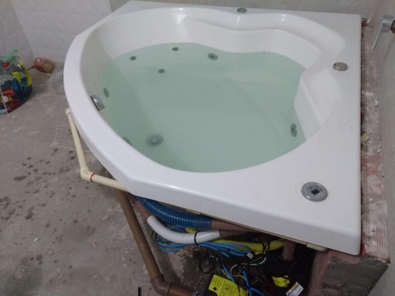 Instalação de Banheira de Canto para Banheiro Cascavel - Instalação de Banheira de Canto para Banheiro