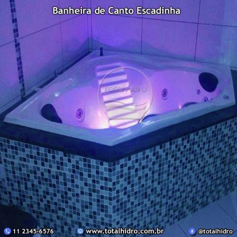 Instalação para Banheira de Canto Preço Araguaína - Instalação de Banheira de Canto para Banheiro