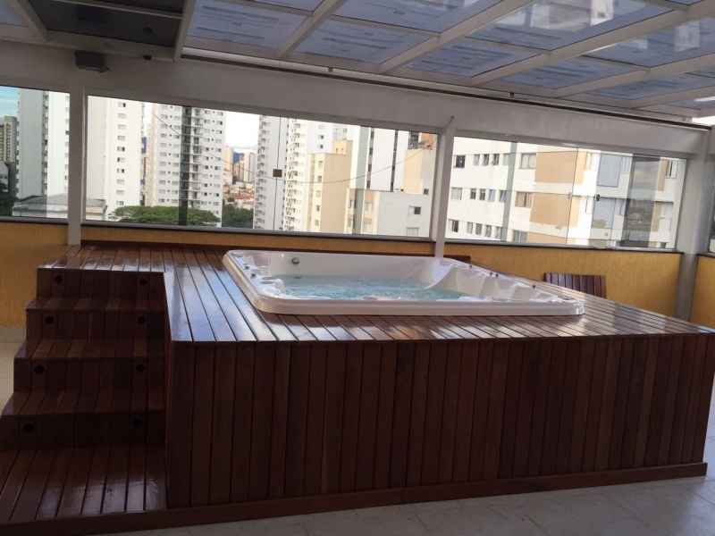 Onde Tem Instalação de Banheira Spa Sextavado Dourados - Instalação de Banheira Spa com Deck