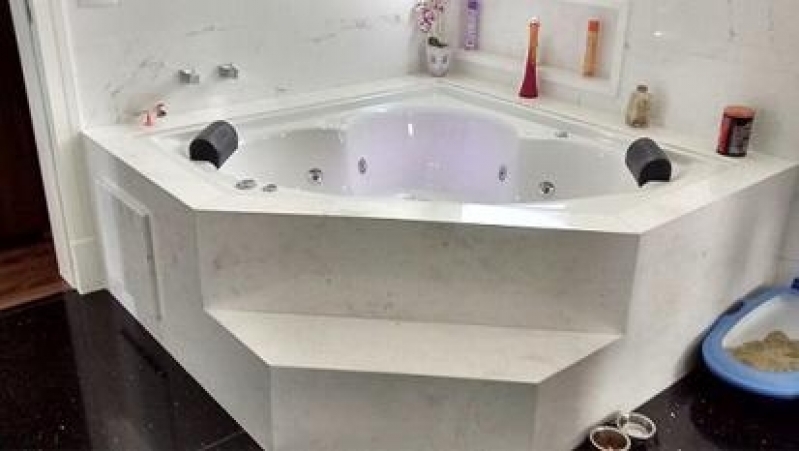 Quanto Custa Instalação de Banheira de Canto com Hidro Goiás - Instalação de Banheira de Canto para Banheiro Pequeno