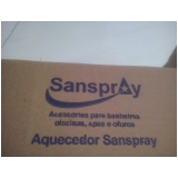 onde encontro aquecedor a gás para banheira Três Lagoas