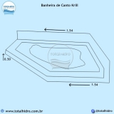 valor de instalação de banheira de hidro canto em apartamento Três Lagoas